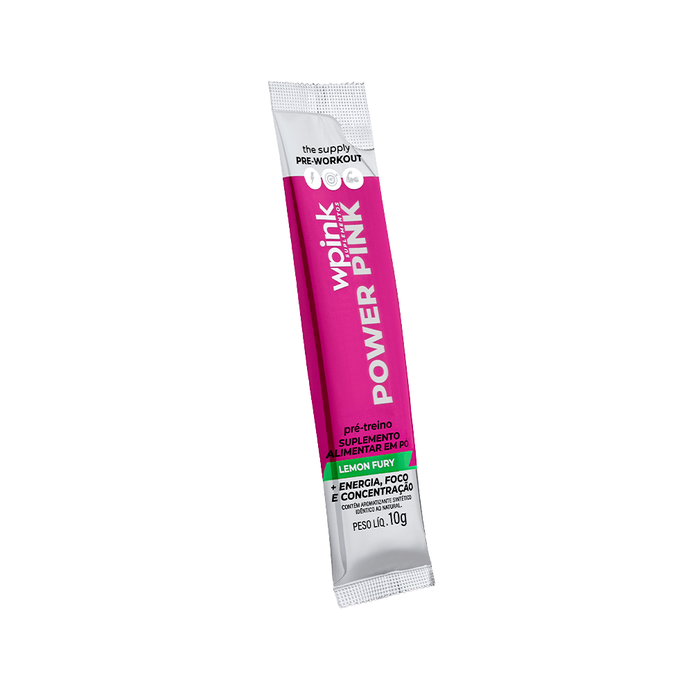 power pink de limão - pré-treino - 300g - wp - foto 3